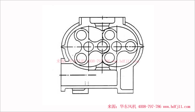 三葉羅茨風機內(nèi)部結(jié)構(gòu)圖-側(cè)視圖.jpg